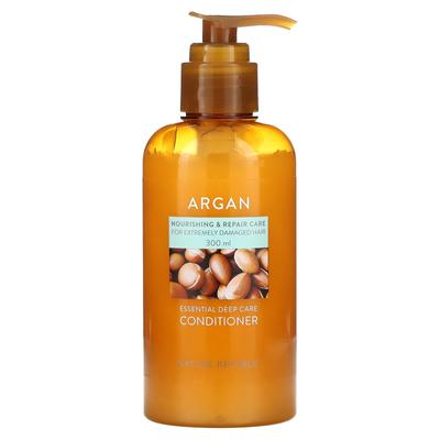 Après-shampooing Soin Profond Essentiel à l'Argan, Pour Cheveux Extrêmement Abîmés, 10,14 fl oz (300 ml)