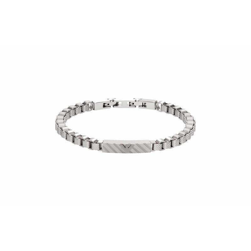 Emporio Armani Trendy Personality Eagle Pendant Fashion Men's Stainless Steel Bracelet Silver F Original Bag