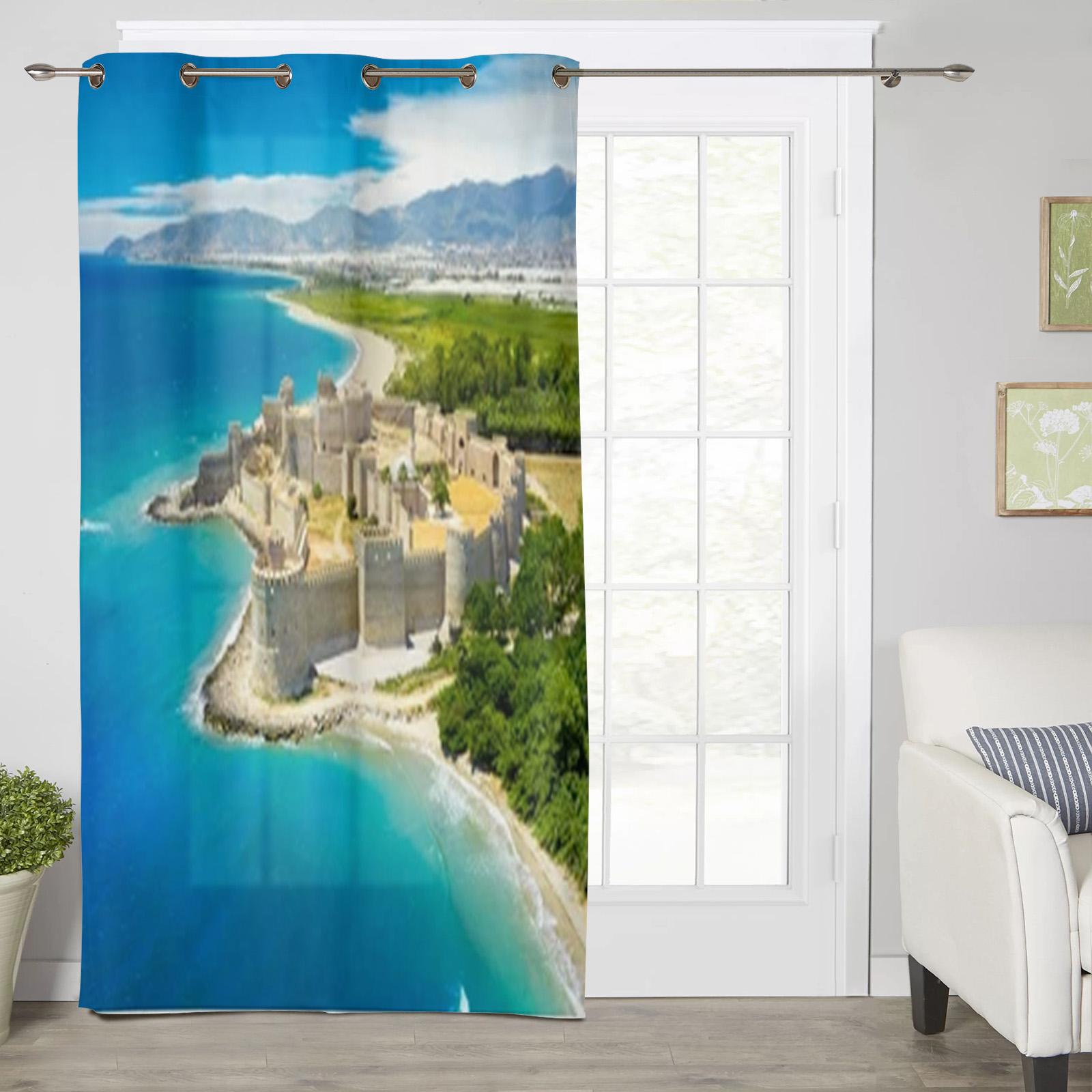 Середина века абстрактные геометрические классические шторы на окна Гостиная Спальня — фото 16