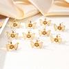 10Pcs/Set Gold Color Butterfly Shape Small Hair Claws For Women Girls Sweet Metal Hollow Mini Hair Clips Hair Accessories