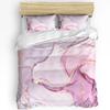 Marble Texture Duvet Cover With Pillow Case Custom 3pcs Bedding Set Quilt Cover Double Bed Home Textile