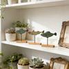 Nordic Minimalist Wooden Fish Decor Handmade Colorful Figurine Desktop Ornament Home Living Room Bedroom Office Art Decoration