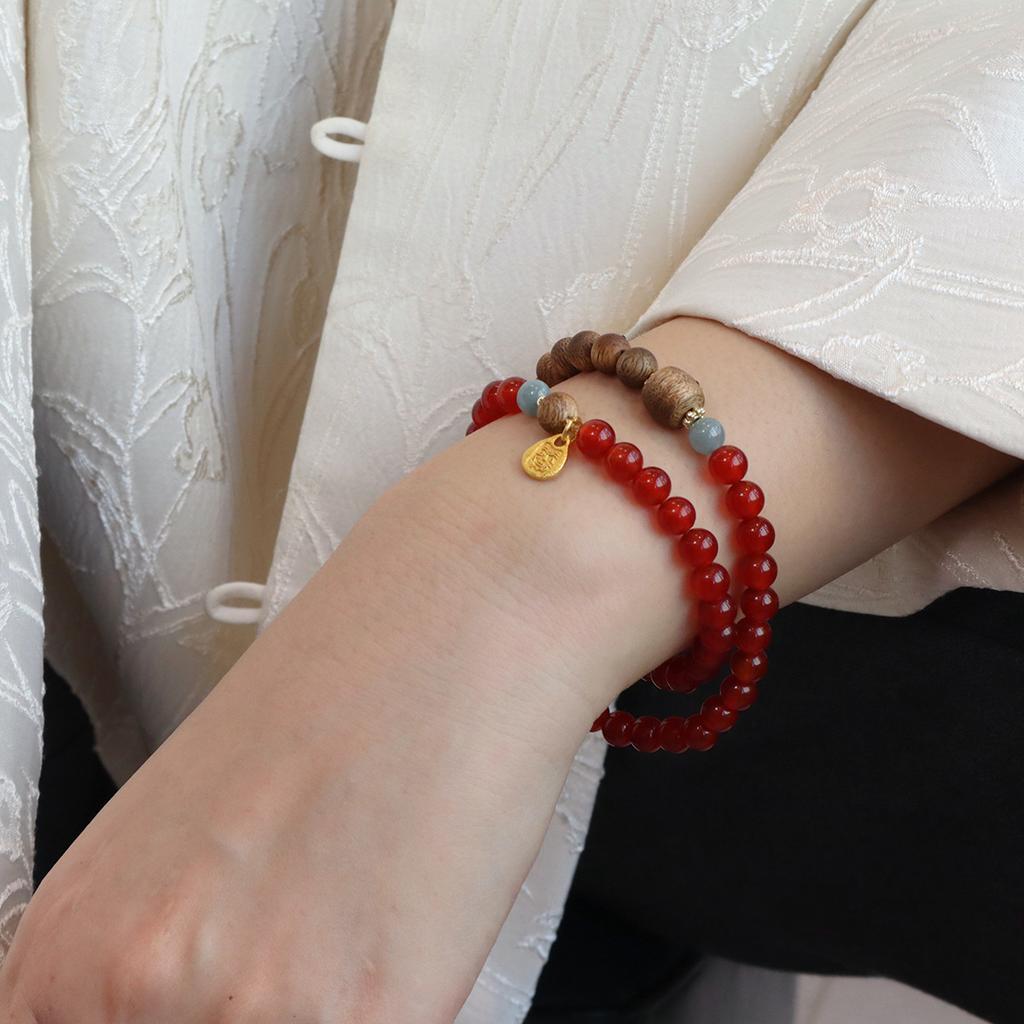 Natural Agate Bracelet Fashion Women Daily Jewelry Lucky Gift