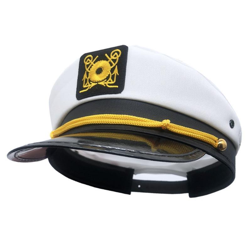 Uniform Accessories Label Police Cap Black and White Checkered Octagonal Flat Top Cap Adult Cosplay Uniform Accessories