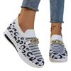 Fashion Plus Size Shoes for Women Spring Autumn Mesh Breathable Comfortable Slip on Platform Flats Sneakers Causal Women Shoes 36-43