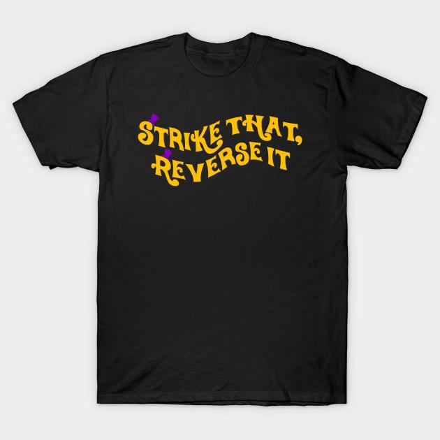Men Black Print T-shirt Strike That No-Cut Transfer Paper Print Cotton Tshirt M чёрный