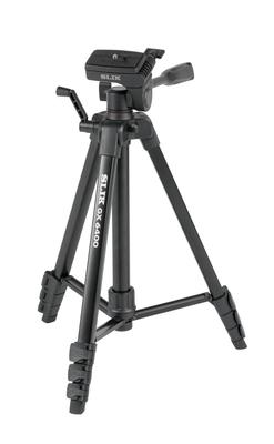 SLIK Tripod GX 6400 4 Stage Lever Lock 21mm Pipe Diameter 3 Way Head Quick Shoe Type 216835