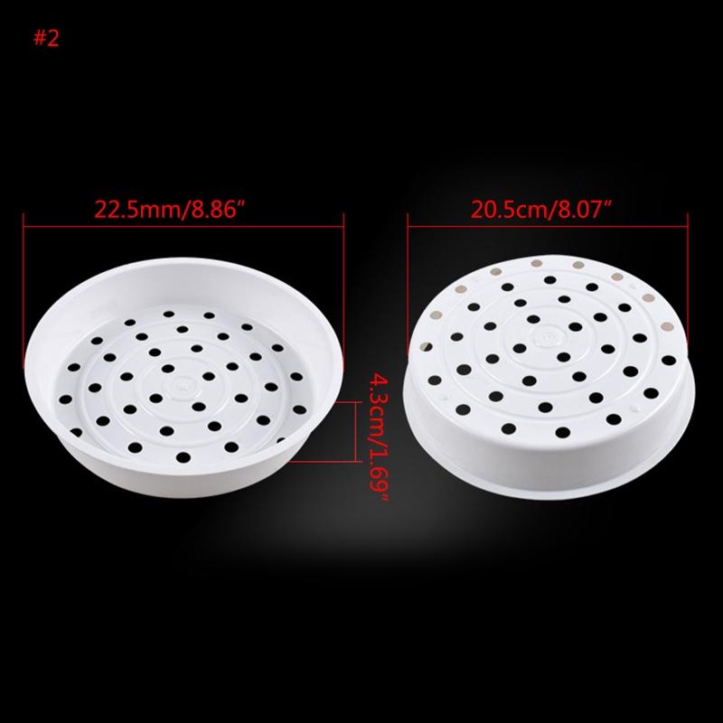 Food Grade Plastic Steaming Rack High Quality Steamer Basket Cooking Cookware Accessories For Rice Cooker Warmer Ivory