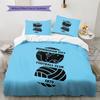 Birmingham City Pattern Bedding Quilt Set  Home Decoration  Gift (1 * Duvet Cover + 2 * Pillowcase  Without Core)