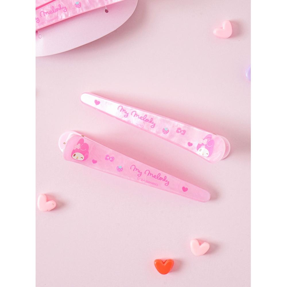 

Тонкие заколки для волос Daiso My Melody, упаковка из 2 шт.