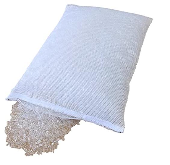 Breathable, Transparent Pipe Pillow, 35x50cm, Soft Type, Washable, Height Adjustable, Clean, Head Support, Mesh Inner Bag Included, Soft Pipe,
