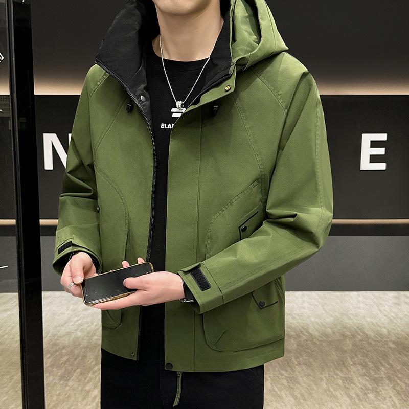 Men's Stylish Windbreaker: Hipster American Outdoor Casual Jacket for Spring & Autumn