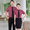 Tluoman Unisex Short Sleeve Professional Easy-Care Shirt