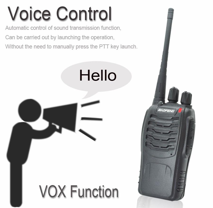 2PCS Baofeng BF 888S Walkie Talkie UHF BF888S Long Range Two Way Ham Portable Radio Transceiver for Hunting Hotel Receiver