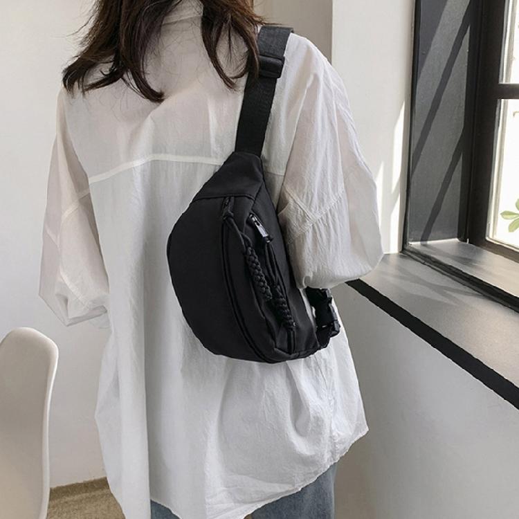 Crossbody Fanny Pack Chest Bag Belt Bag with Adjustable Strap for Men and Women