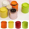 With Lid Tea Tin Airtight Container Vintage Style Biscuit Tin Box Metal Construction Tinplate Material Coffee Bean Container