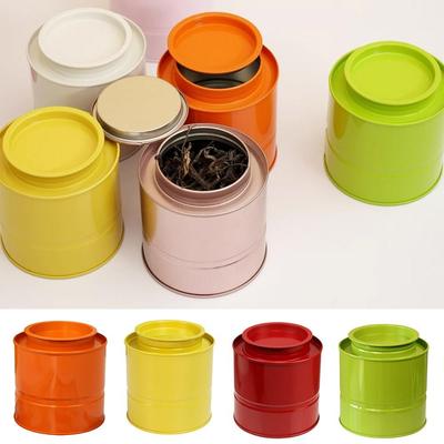 With Lid Tea Tin Airtight Container Storage Jar Canister Biscuit Tin Box  Home Storage