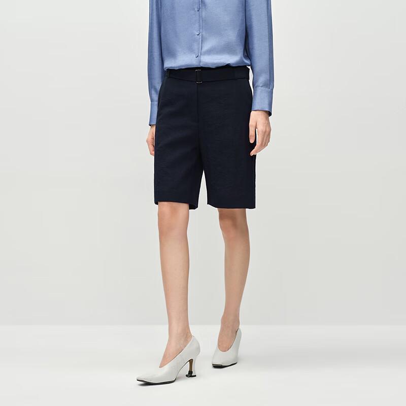 

OVVOVV Женские прямые повседневные шорты из имитации льна M (160/68A)