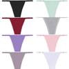 Cotton Adjustable Waist Thong Women Low Waist G-String Panties Female Soft Breathable Lingerie Solid Underwear