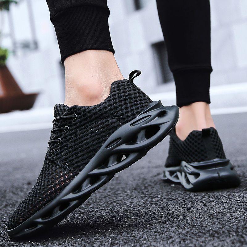 Mesh-Obermaterial Herren Freizeitsneaker Atmungsaktiv Laufen Herren Sportschuhe Bequemes Gehen Günstiger Ausverkaufsschuh im Angebot