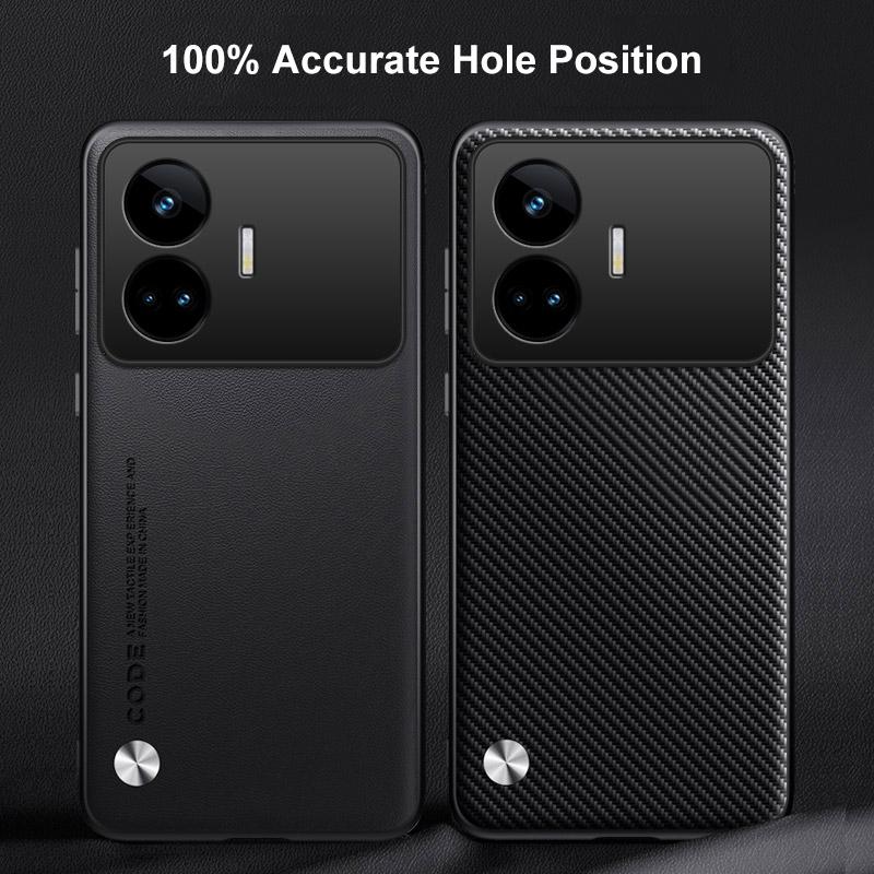 Luxury PU Leather Case For Realme GT Neo 5 SE Back Cover Silicone Shockproof Full Protection Phone Case For Realme GT Neo5 SE