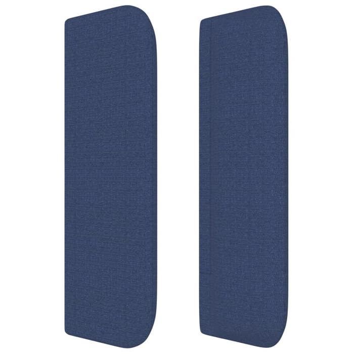 Exclusive House - Headboard with Ears Blue 183x16x78/88 Cm Fabric