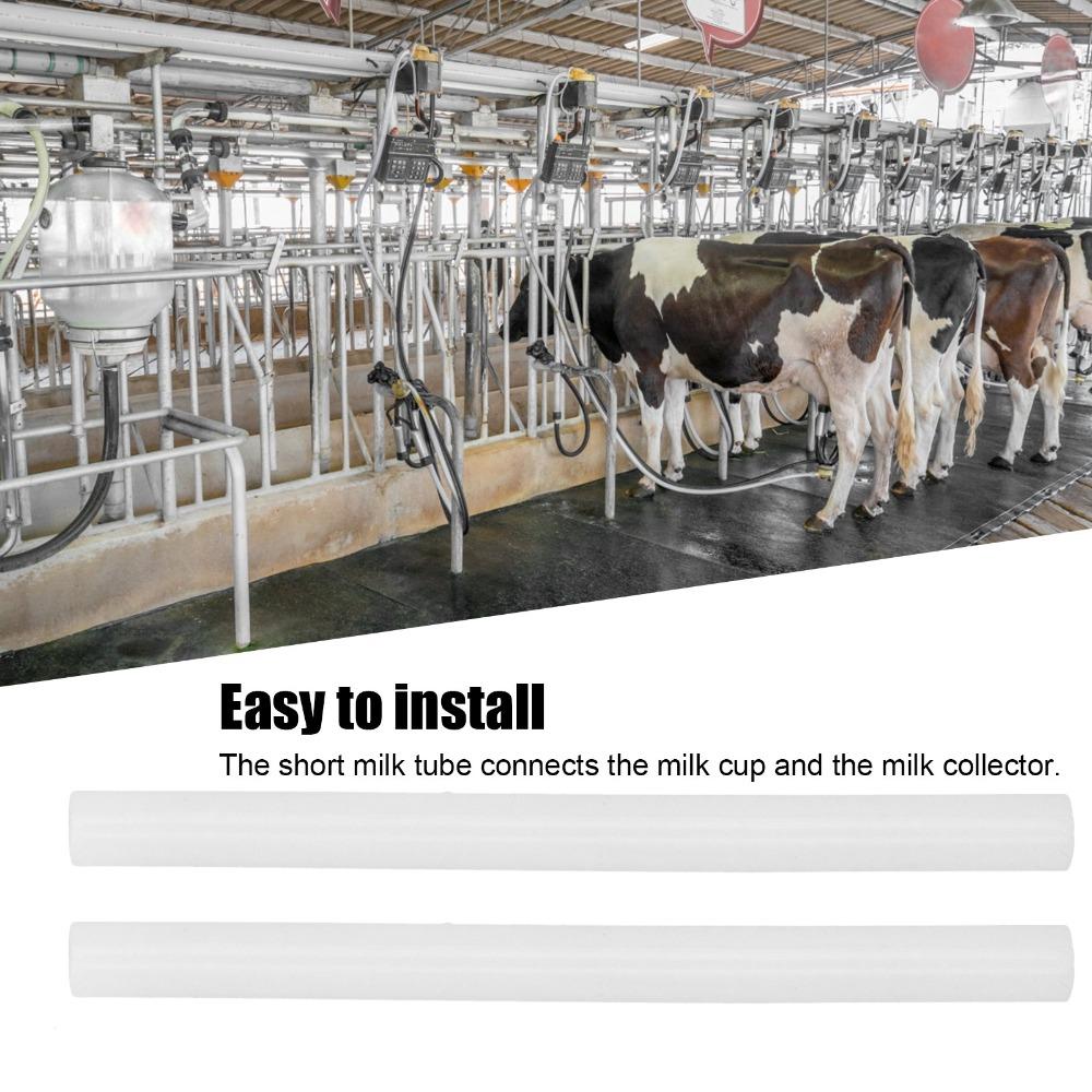 2 Pcs Silicone Milking Machine Short Tube Soft Milker Short Tube Silicone Short Tube  Milk Collector