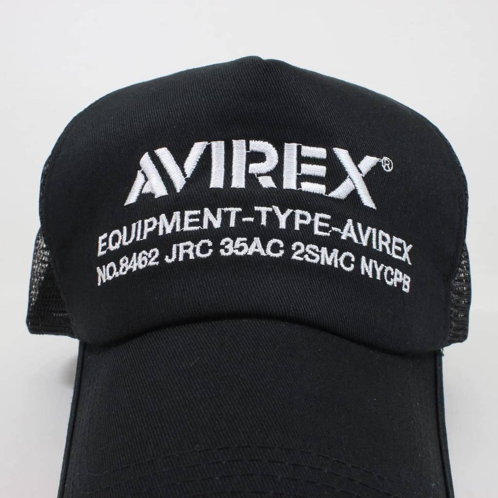 AVIREX Mesh Cap Hat for NUMBERING Large Big Size XL Men, USA, Size, (Black (NUBERING), XL)