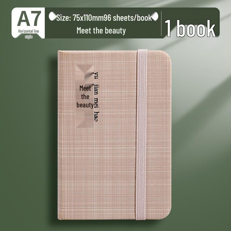 A7 Mini Pocket-Sized Notebook: Portable, Simple, and Perfect for Students