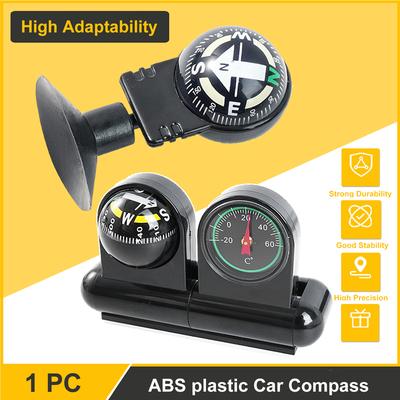 Outdoor Adjustable Navigation Dashboard Compass Level For Car Auto Cycling Hiking Direction Pointing Guide Ball Shaped Compass