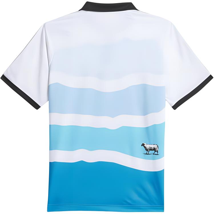 Adidas Originals X Black Sheep FW24 Sports Comfortable Short Sleeve Football Shirt Men Tops Blue JH3733