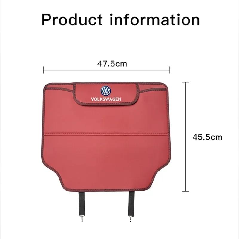 YNEPB1 Car Backseat Anti-Kick Mats Seat Anti Dirty Protective Cover For VW GTI Atlas Jetta Touareg Variant Golf Polo Taos Nivus Passat