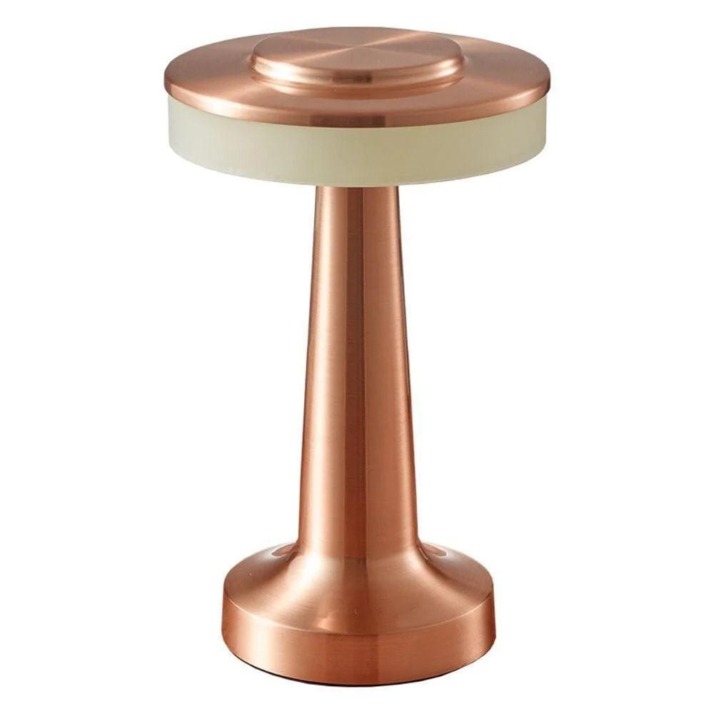 Rechargeable Table Lamp Metal Touch Decor for Bar Coffee Table Restaurant Decoration Light Desk LED Night Lights Bedroom
