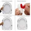 Set Of 4 Universal Toilet Seat Bumpers ABS NonSlip Seat Spacers Pads For Secure Fit Easy Installation Bathroom Accessory