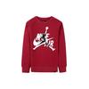 Jordan Fleece Lined Logo Pullover Sweatshirt Kids Tops Jester-Red JD2032212GS-002