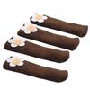 4 Pcs Knitted Chair Leg Covers Elastic Furniture Leg Protectors Non Slip Table Feet Covers Chair Leg Booties for Floor Protection Reduce Friction