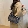 Denim Crossbody Bag for Women, Simple and Casual Storage Single-shoulder Bag, Fashionable Tote Bag