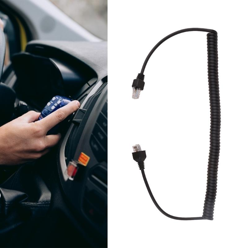 Electric Microphone Speaker Mic RJ45 Wires Supplies Cable Line for Yaesu FT450 FT817 FT857 FT897 Replace MH31A8J