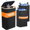 Empty Bottle Storage Basket Wastewater Bottle Collection Bag Folding Storage Bag for Bottle Organizer Recyclable Bottle Tote Bag