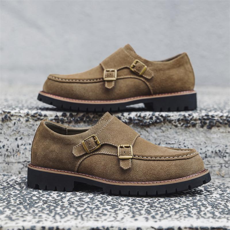 Fashion Suede Leather Man Casual Shoe Office Soft Loafers Classic Designer Slip on Flats Leisure Walk Mens Driving Shoes Soft Moccasins