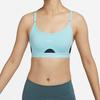 Nike Indy Logo Low Impact Support Sports Bra Women Underwear Blue CZ4463-482