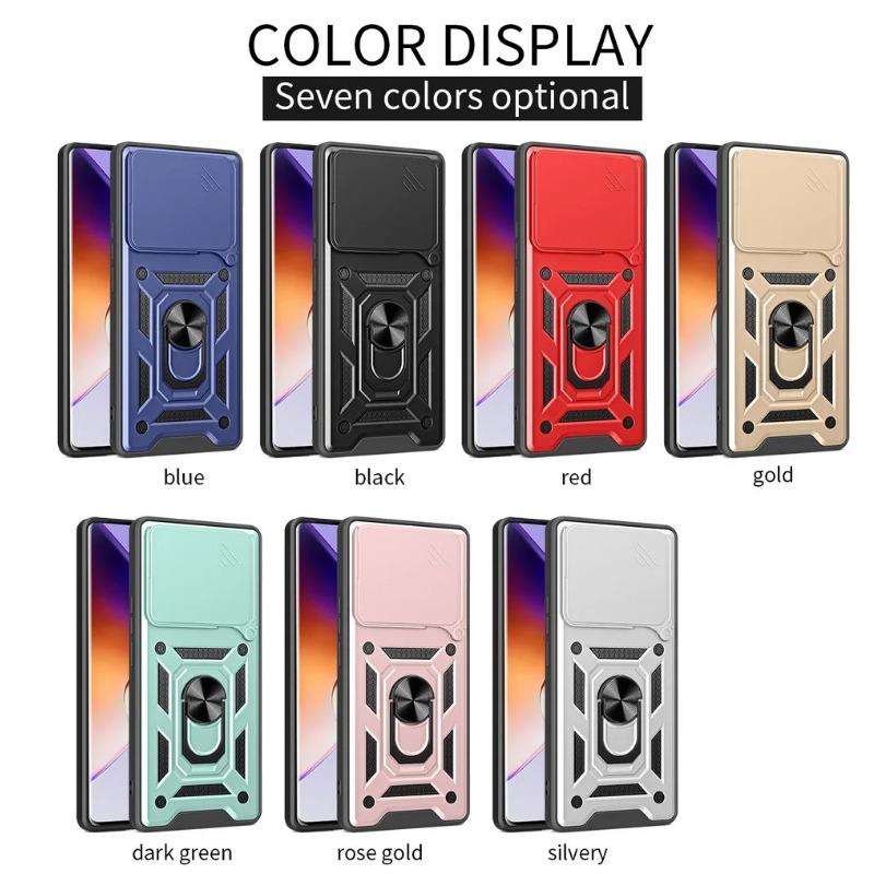 Camera protect case for Tecno POVA 6 Pro Pova6 TECNO POVA 5 Armor Hybrid Ring Back Cover
