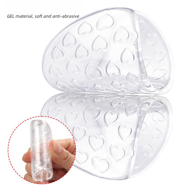 Forefoot Pad High Heels Comfortable Anti-wear Forefoot Stick Foot Forefoot Heart-shaped Particles Massage Soft Shock Absorption Half Size Pad