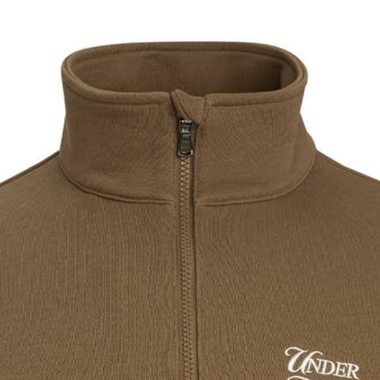 Under Armour Sportovní klub Teplá Pohodlná Sportovní Volnočasová Mikina Pánské mikiny Kojotově hnědá 6005892-498