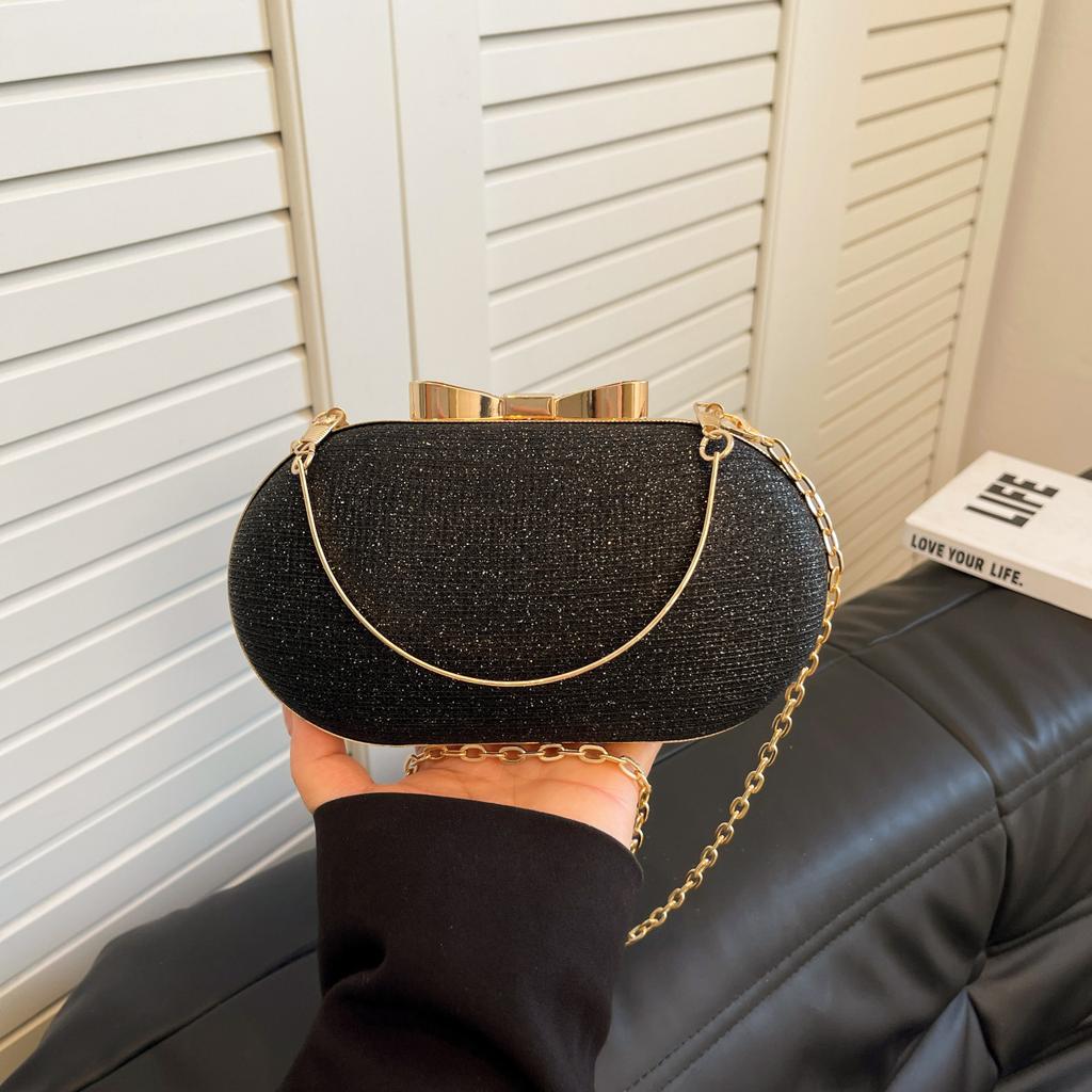 Luxury Sequined Hand-held Dinner Bag, Elegant Style Bag, High-end Chain Single-shoulder Crossbody Bag, Handbag for Wedding Party