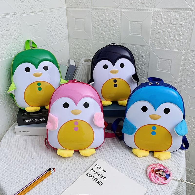 Eggshell Bag Penguin Cartoon Animal Kids Backpack Adjustable Shoulder Straps