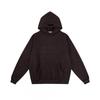 Unisex Oversized Hooded Sweatshirt With Flock Letter Print Soft Cotton Blend Warm Lined