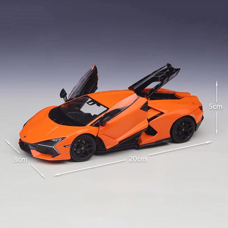Welly 1/24 Lamborghini Revuelto Alloy Miniature Car Model Diecast Metal Scale Car Model Children Toy Car Vehicles GIfts