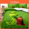 Der Grinch Bettwäsche Einzel Doppel Bettbezug Kissenbezug Für Gemütliches Zuhause Schlaf