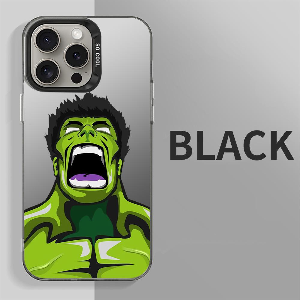 Hulk Hawk Silver Cross-Border Phone Case for iPhone 15, 14, 13, 8, 1